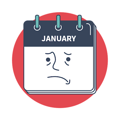 January calendar postive
